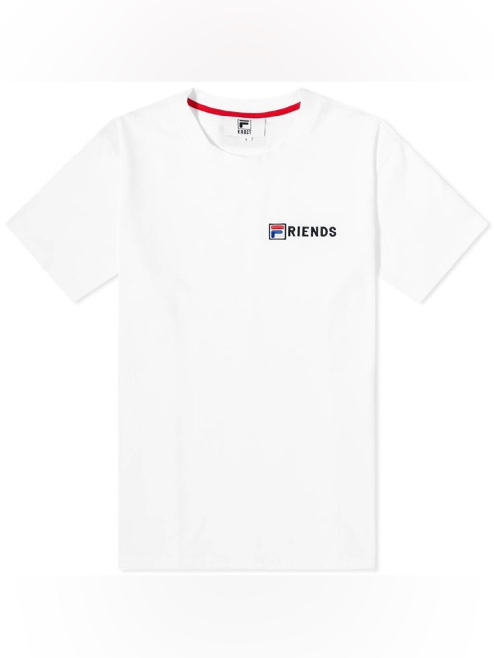 NWT KROST Fila Taylen White 'Friends' Short Sleeve Tee